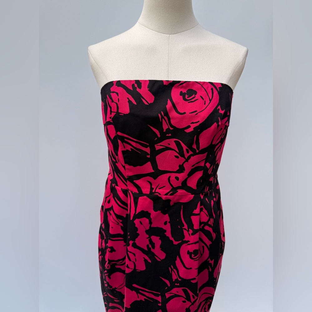 Express Design Studio Strapless Rose Pink Dress Size 8 - Picture 9 of 13